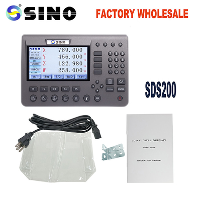SDS200 SINO Digital Readout System 4 محور DRO آلة قياس لمخرطة مطحنة Edm TTL