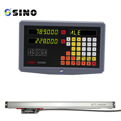 SDS2MS SINO Digital Readout System Display DRO Kit ثنائي المحور من الزجاج الخطي مقياس التشفير