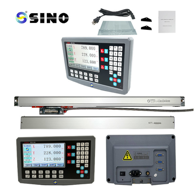 3 محور طحن الدوائر مع LCD DRO مقياس خطي مكشف البصري SDS2-3VA