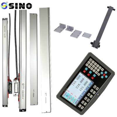 LCD DRO مقياس خطي مكشف بصري SDS2-3VA A 3 محورات طحن الدوارة