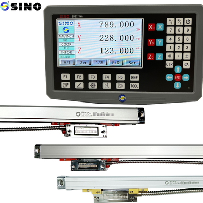 SINO SDS2-3VA عداد القراءة الرقمية ذات المحور الثلاثي مع حاكم خطي زجاجي KA300 إشارة TTL RS422