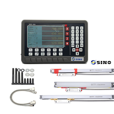 SINO SDS5-4VA عداد العرض الرقمي مع أربعة محاور شاشة LCD القراءات العامة لمطحنة اللاتيه