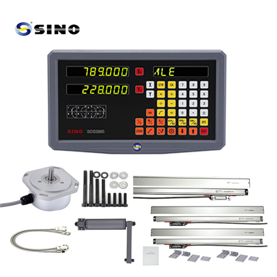 2 محور SDS2MS SINO نظام القراءة الرقمية للدوس AC 100-240V متعددة الوظائف مع المقياس الخطي لمصنع الدوس