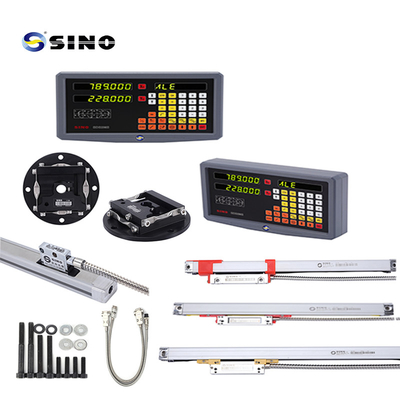 نظام القراءة الرقمية SINO SDS2MS جهاز متعدد الوظائف مصمم لآلات الطحن والدوران، مدخل AC 100-240V ومزود بشفرة خطية