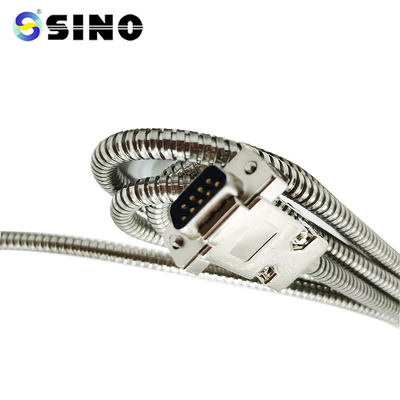 محول دقة عالية 1μM مقياس خطي القراءة الرقمية DRO 2/3 محور مكشف للمحول SINO KA600-2100mm