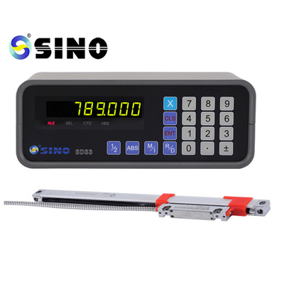 أحادي المحور SDS3-1F SINO نظام قراءة رقمي مقياس خطي زجاجي DRO لطحن المخرطة