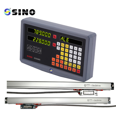 SINO SDS 2MS القراءة الرقمية محور 2 مع مستوى مغناطيسي خطي Dro Kit للآلات الطحن