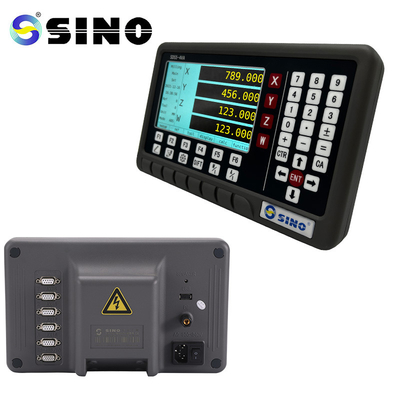 المقياس الخطي الزجاجي الرمادي مع أربعة محاور DRO SINO SDS5-4VA نظام العداد الرقمي للقراءة