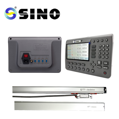 SINO SDS200 شاشة كبيرة LCD أطقم قراءة رقمية KA-300 مقياس خطي للتشفير البصري