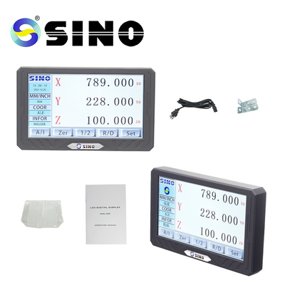 أدوات القراءة الرقمية لآلات الصفارة SINO 200S DRO جهاز استشعار بصري نظام مقياس خطي