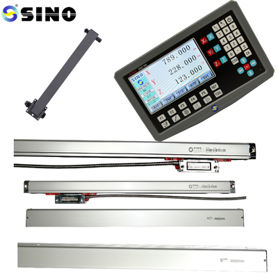 LCD DRO مقياس خطي مكشف بصري SDS2-3VA A 3 محورات طحن الدوارة