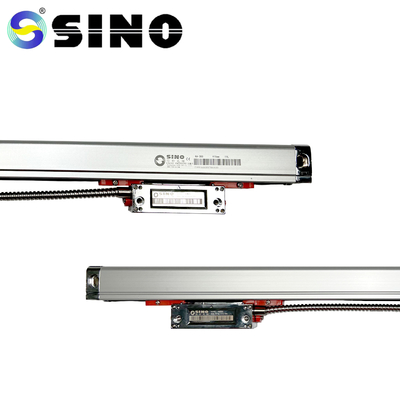 SINO KA600-1100mm محول بصري خطي مع أنظمة DRO الشبكية مقياس زجاج خطي