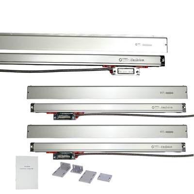 محول دقة عالية 1μM مقياس خطي القراءة الرقمية DRO 2/3 محور مكشف للمحول SINO KA600-2100mm