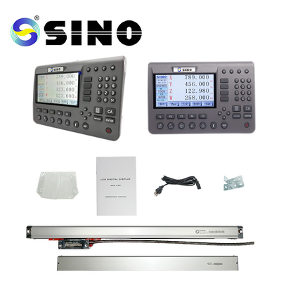 SINO KA600-1900mm مستوى خطي جهاز استشعار زجاجي 3 محور DRO عرض قراءة رقمية لل CNC طحن ودورة