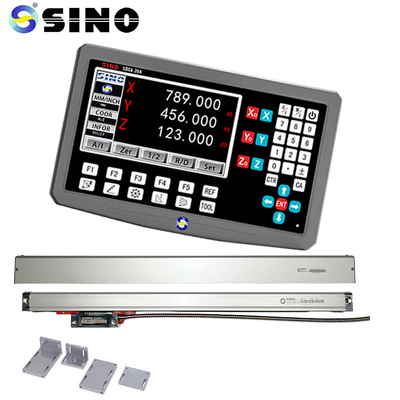 SINO SDS6-3VA 3 محور LCD نظام القراءة الرقمية DRO عرض مستوى خطي جهاز استشعار الزجاج