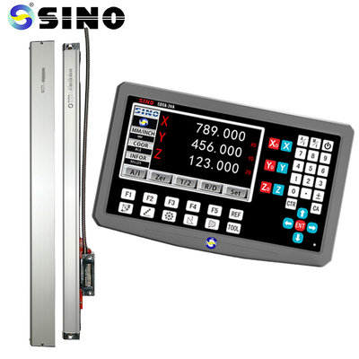 SINO SDS6-3VA نظام القراءة الرقمية ثلاثي المحور DRO آلة قياس للطحن / اللث RS232C