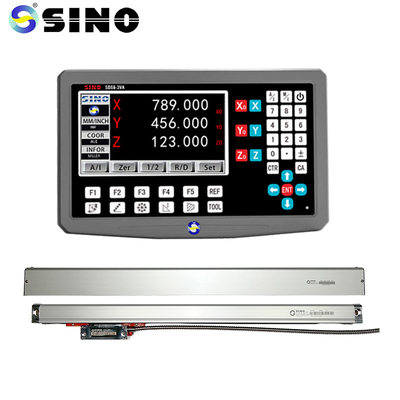 SINO SDS6-3VA 3 محور LCD نظام القراءة الرقمية DRO عرض مستوى خطي جهاز استشعار الزجاج