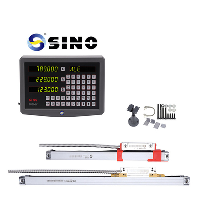 SINO 3 محور SDS6-3VA DRO العرض TTL مع مستوى مكيف خطي سلسلة من KA للدراجة طحن CNC حفرة آلة