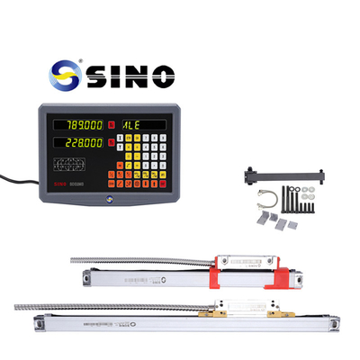 SINO SDS2MS 2 محور قراءة رقمية مع شاشة LED للدراجة ، أنظمة قياس DRO متعددة الوظائف