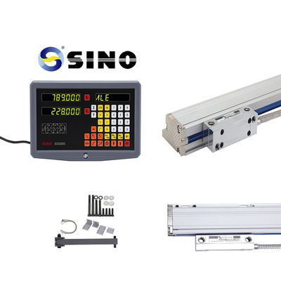 SINO SDS2MS 2 محور قراءة رقمية مع شاشة LED للدراجة ، أنظمة قياس DRO متعددة الوظائف