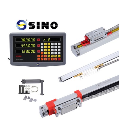 SINO SDS2-3MS القراءة الرقمية Dro طحن آلة الدوران دقة مقياس خطي