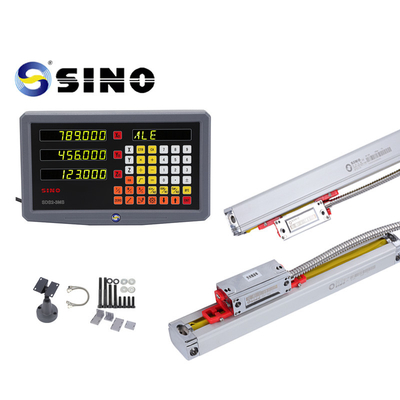 SINO SDS2-3MS نظام القراءة الرقمية ثلاثي المحور DRO حاكم خطي زجاجي لجهاز طحن اللاتش
