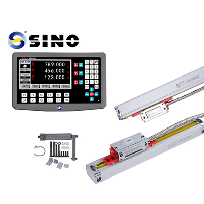 أداة قياس عالية الدقة SINO ، SDS6-3VA القراءة الرقمية ذات 3 محاور RS422 ، مقياس زجاجي خطي 1um/5um