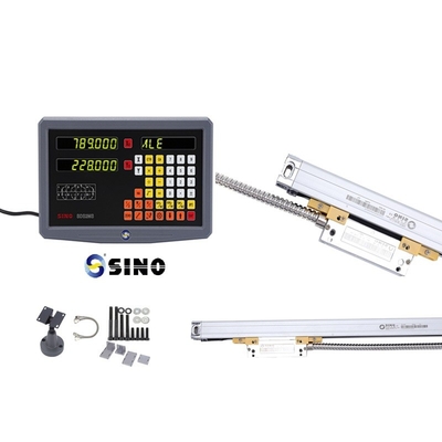مقياس خطي SINO RS422 إشارة 2 محور القراءة الرقمية Dro SDS2MS لآلات الدوائر