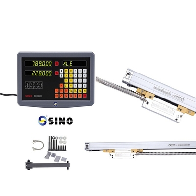 SINO SDS2MS القراءة الرقمية 2 محاور زاوية بصرية خطية مكشف الطول 7-102 سم لآلات الطحن