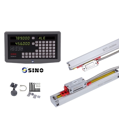 2 محورات CE SDS6-2V SINO نظام القراءة الرقمية مع شاشة LED مكشف خطي لجهاز طحن اللاتش