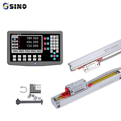 SDS6-3VA قراءة رقمية ثلاثية المحور SINO أداة قياس عالية الدقة RS422 1um/5um مقياس زجاج خطي