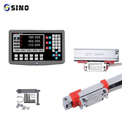 SINO SDS6-3V 2/3 محور القراءة الرقمية فئة الخطي مقياس Endoder KA600-1300mm DRO عرض 5um