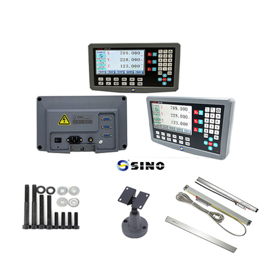 SINO SDS2-3VA 0.5um دقة DRO 3 محور مقياس القراءة الرقمية RS422 إشارة لمطحنة الدوائر