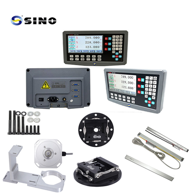 SINO SDS2-3VA 0.5um دقة DRO 3 محور مقياس القراءة الرقمية RS422 إشارة لمطحنة الدوائر