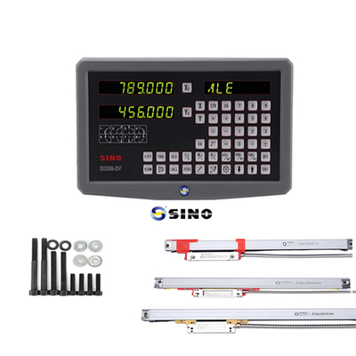 SINO SDS6-2V القراءة الرقمية المعدن LED القراءة الرقمية 2 محور DRO أدوات 60Hz لآلات الطحن