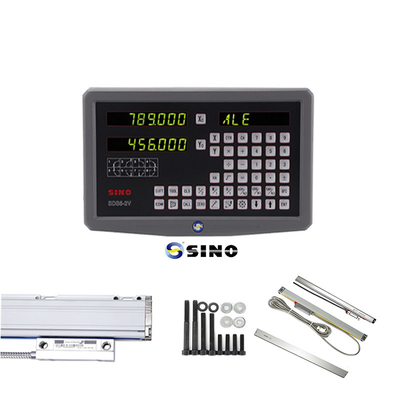 SINO SDS6-2V القراءة الرقمية المعدن LED القراءة الرقمية 2 محور DRO أدوات 60Hz لآلات الطحن