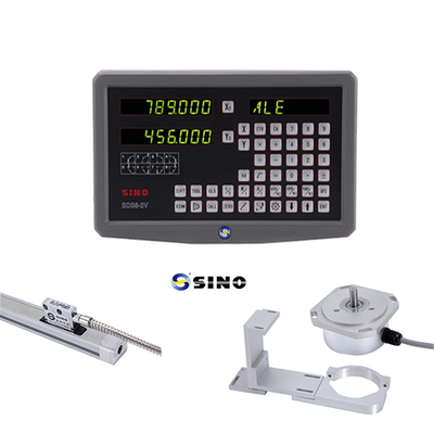 SINO SDS6-2V القراءة الرقمية المعدن LED القراءة الرقمية 2 محور DRO أدوات 60Hz لآلات الطحن