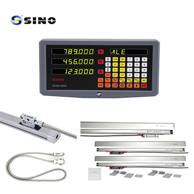 نظام القراءة الرقمية SINO SDS2-3MS للآلات الدوارة والطحن مع عرض رقمي ثلاثي المحور