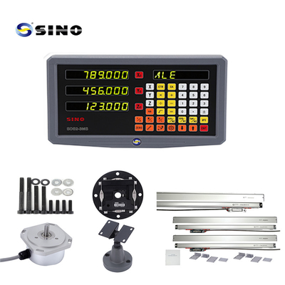 نظام القراءة الرقمية SINO SDS2-3MS للآلات الدوارة والطحن مع عرض رقمي ثلاثي المحور
