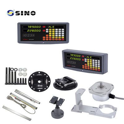 SINO القراءة الرقمية SDS 2MS مقياس مغناطيسي ذو محورين Dro مع مجموعة ترميز خطية لآلات الطحن