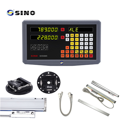 SINO القراءة الرقمية SDS 2MS مقياس مغناطيسي ذو محورين Dro مع مجموعة ترميز خطية لآلات الطحن