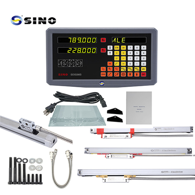 SINO SDS2MS 2 محاور نظام DRO القراءة الرقمية متعددة الوظائف مع KA300 المقياس الخطي للدراجة