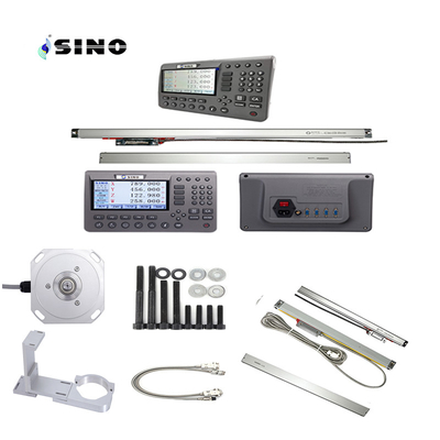نظام القراءة الرقمية SINO 4 محور SDS200 LCD المعدنية 285x195x53cm دائمة لآلات طحن اللاتين