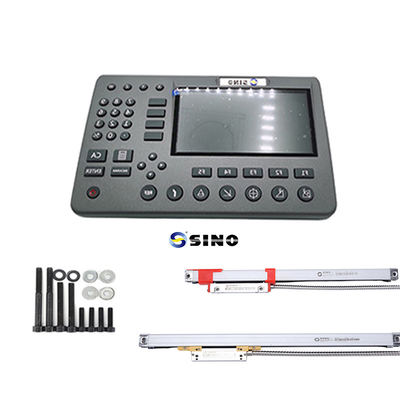 4 محور SINO SDS 200 نظام القراءة الرقمية LCD المعدنية 285x195x53cm مع مكشف خطي للدوائر