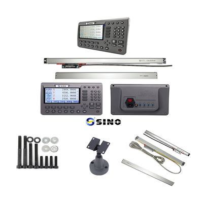 4 محور SINO SDS 200 نظام القراءة الرقمية LCD المعدنية 285x195x53cm مع مكشف خطي للدوائر