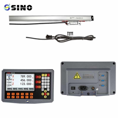 مجموعة DRO ذات 3 محاور مع نظام ترميز على نطاق خطي لآلات طحن وترميز الدوارة SINO SDS 2-3V