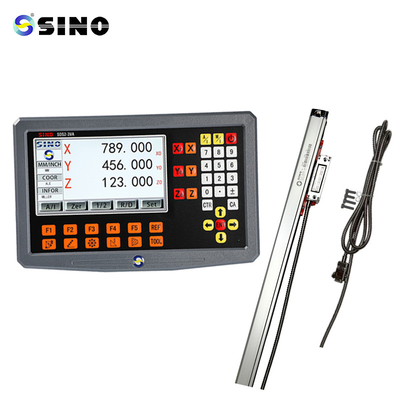 قراءة رقمية DRO ذات 3 محاور SINO SDS2-3VA DRO مع مكشف مقياس خطي لآلات طاحونة التداول