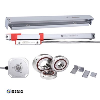 مكشف خطي SINO KA200 المقياس الخطي الزجاجي المصغّر CNC مكشف خطي المقياس المجموعة DRO للطحن