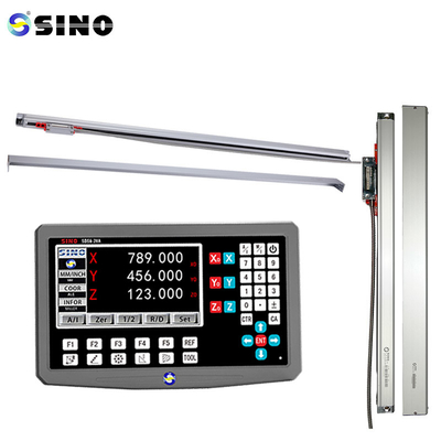 شاشة القراءة الرقمية 5um حاكم بصري مكشف مقياس خطي RoHS 3 محور DRO Kit Milling Lathe Grider