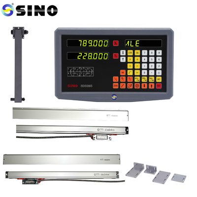 الزاوية الخطية مكشف الطول 7-102cm لآلات الطحن SINO SDS2MS القراءة الرقمية 2 محاور بصرية